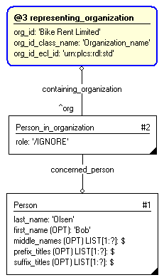 Figure 3 —  Entities instantiated by representing_person_in_organization template