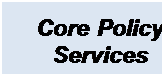 Text Box: Core Policy Services

