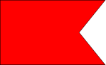 A red and black flag

Description automatically generated